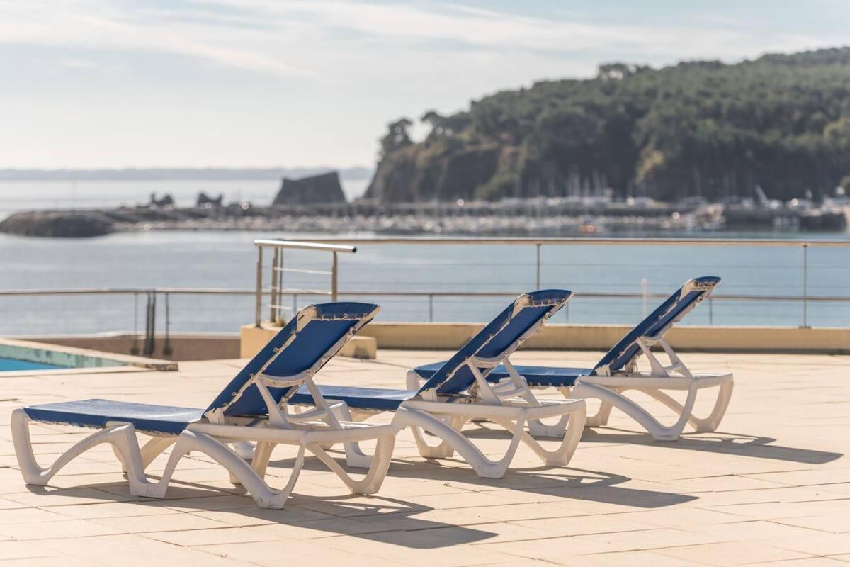 Appartement Cosy Les Pieds Dans L'Eau, Vue Mer Exceptionnelle Крозон Екстер'єр фото